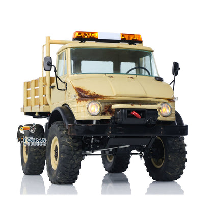 LESU 1/10 4*4 Metal RC Off-Road Vehicles Remote Control Car UM406 Painted Assembled Trucks RTR ESC Servo FS I6S