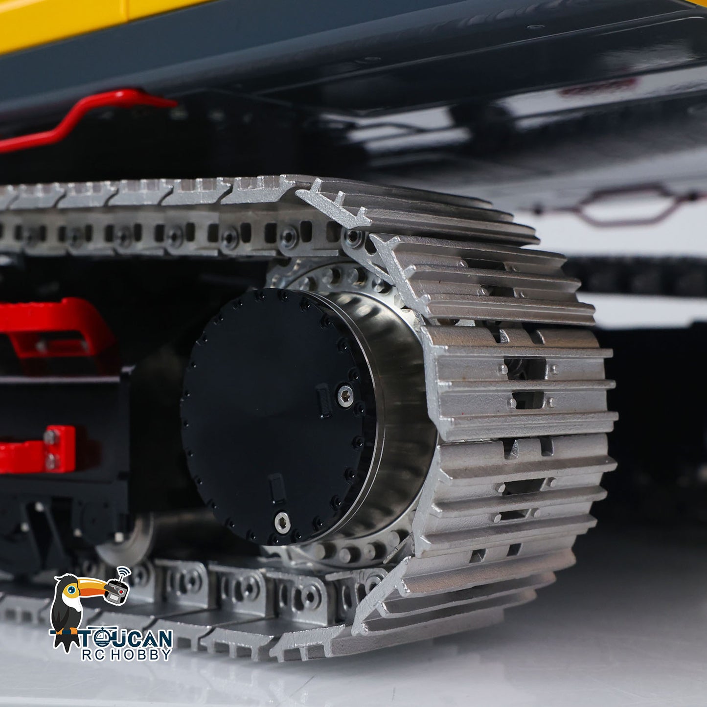 Metal LESU 1/14 Remote Control Hydraulic Tracked Excavator SK500 RC Digger 6CH Valve 3MAP Pump Brass Relief Valve Light System