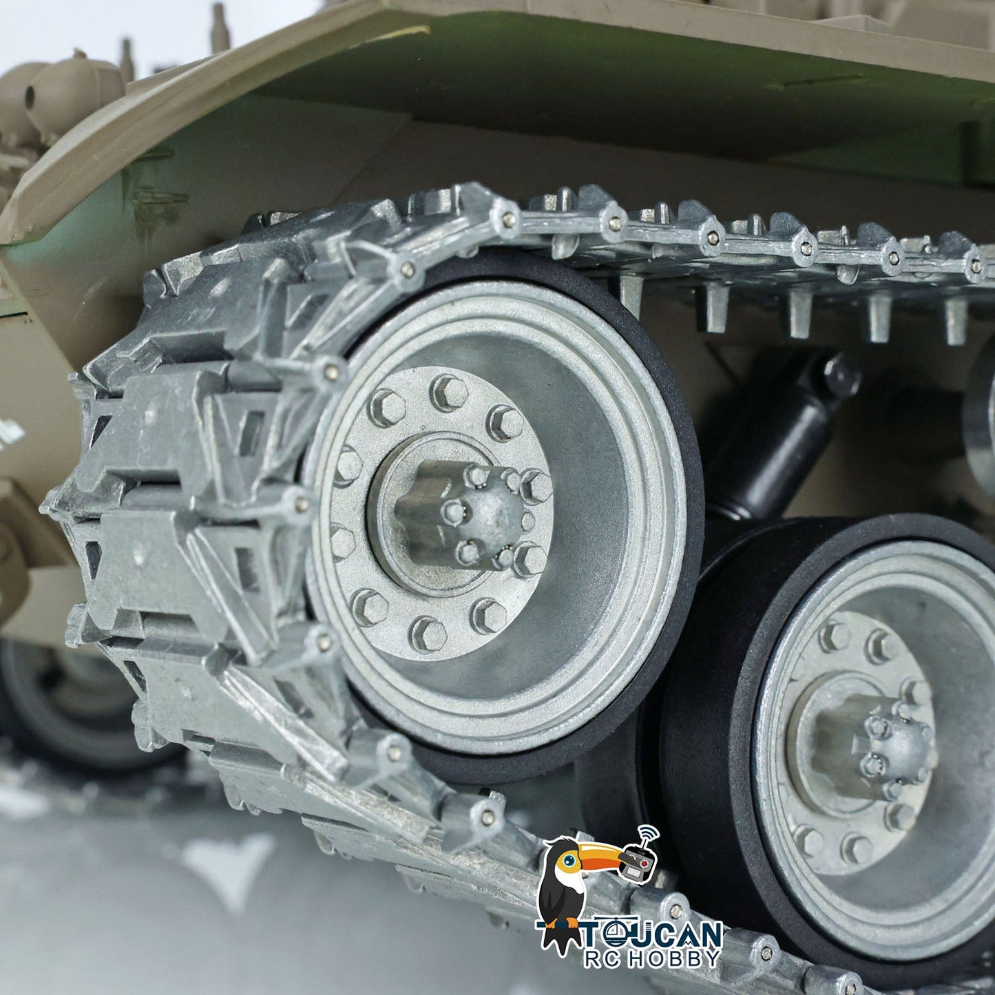 TOUCAN RC HOBBY Henglong 1/16 TK7.0 3839 USA Walker Bulldog RTR RC Tank FPV 360 Degrees Turret IR BB Smoke Metal Sprockets Idlers Road Wheels Gearbox Tracks