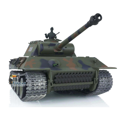 US STOCK 2.4G Henglong 1/16 7.0 3819 German Panther RTR RC Tank Radio Controlled Model W/ Sprocket Idler Wheels Infrared Receiver