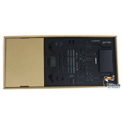 CAPO CUB3 8X8 Metal CNC 1/18 RC Military Transport Truck 2Speed Gearbox Lock Differential Axle DIY Model Car No Electronic Parts