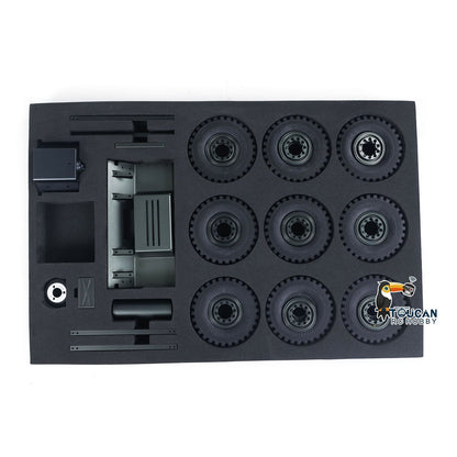 CAPO CUB3 8X8 Metal CNC 1/18 RC Military Transport Truck 2Speed Gearbox Lock Differential Axle DIY Model Car No Electronic Parts