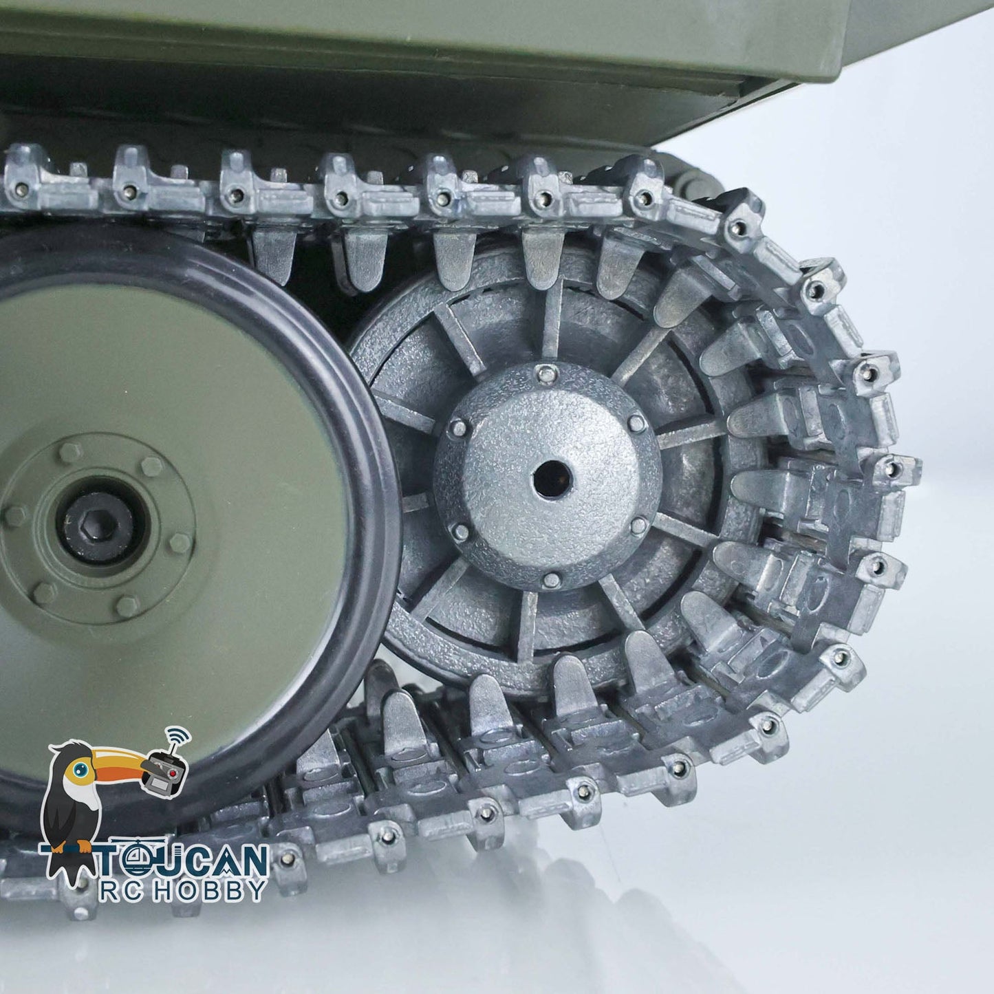 US STOCK 2.4G Henglong 1/16 7.0 3819 German Panther RTR RC Tank Radio Controlled Model W/ Sprocket Idler Wheels Infrared Receiver