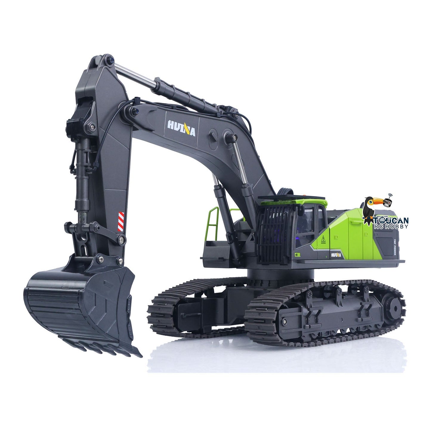 Fast Free Shipping for EU HUINA 1/14 593 Toys Model RC Excavator Car Gift Battery 2.4G Remote Control Digger Model