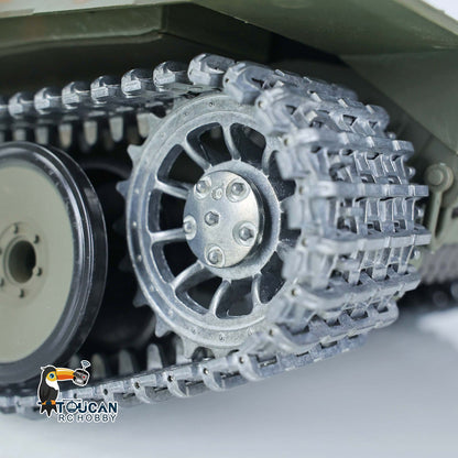 TOUCAN RC HOBBY Henglong 1/16 TK7.0 Promotion 3819 German Panther V RTR RC Tank IR BB 360 Degrees Turret Smoke Metal Tracks Sprockets Idlers Wheels Gearbox