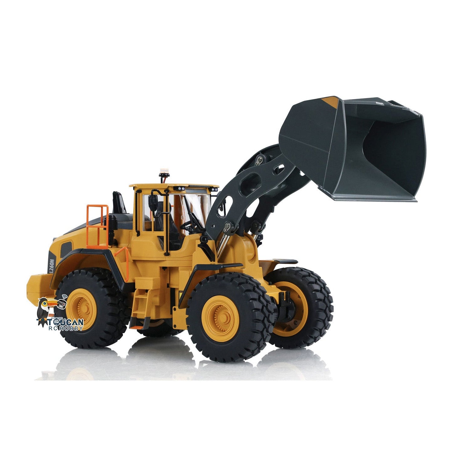 In Stock Double Eagle Metal 1/16 L260H E592 RC Loader Remote Control Electric Lifting Construction Vehicle Model Toy Light Sound ESC Motor Servo Battery