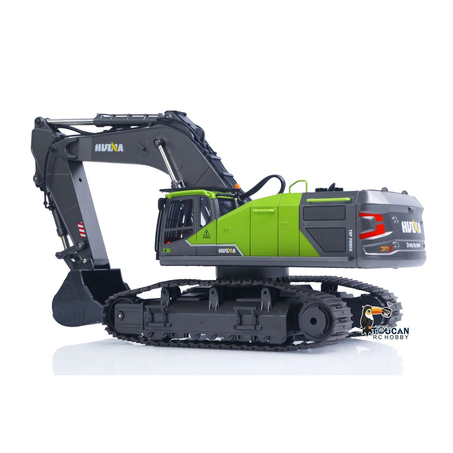Fast Free Shipping for EU HUINA 1/14 593 Toys Model RC Excavator Car Gift Battery 2.4G Remote Control Digger Model