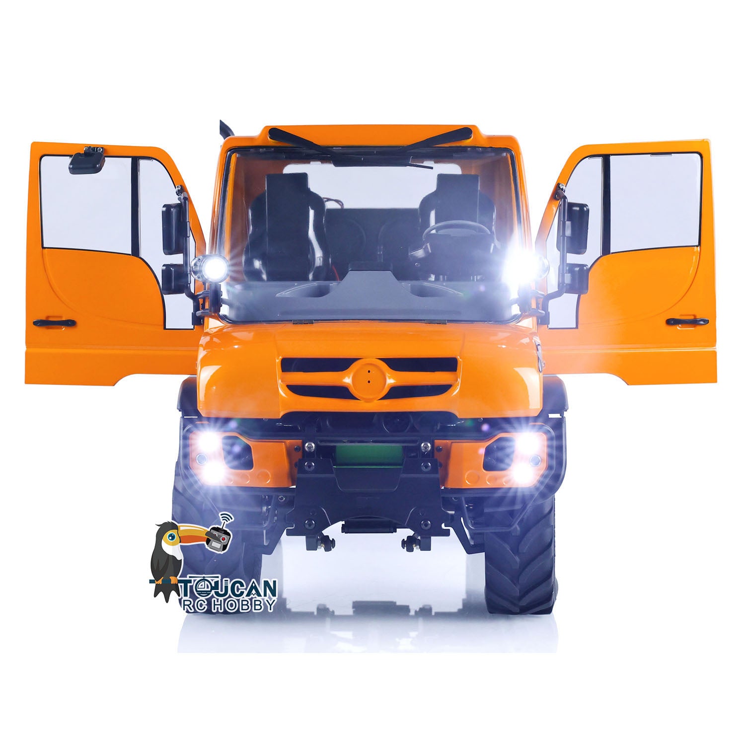 TOUCAN RC 1/10 U423 4x4 Rock Crawler - Metal Bucket Body, 2-Speed Transmission, Ready-to-Run With Remote - View #9
