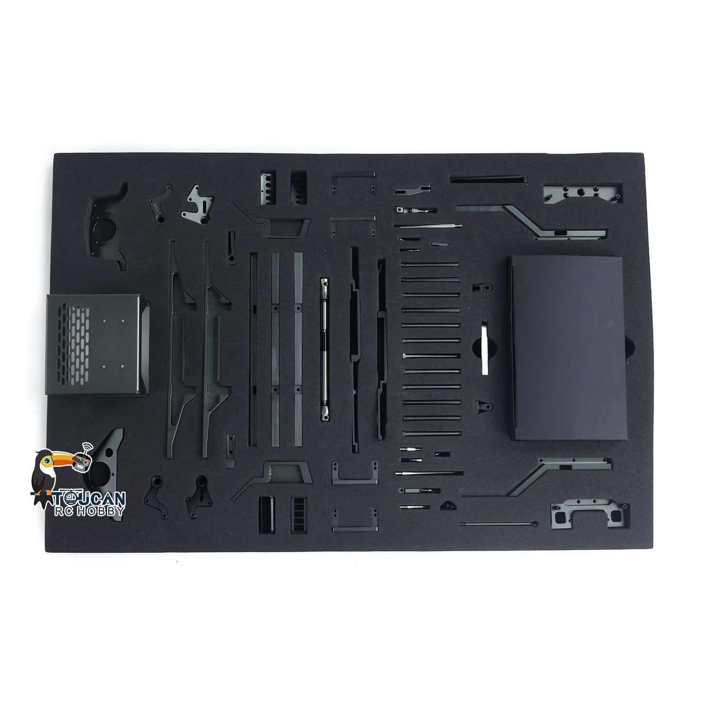 CAPO CUB3 8X8 Metal CNC 1/18 RC Military Transport Truck 2Speed Gearbox Lock Differential Axle DIY Model Car No Electronic Parts