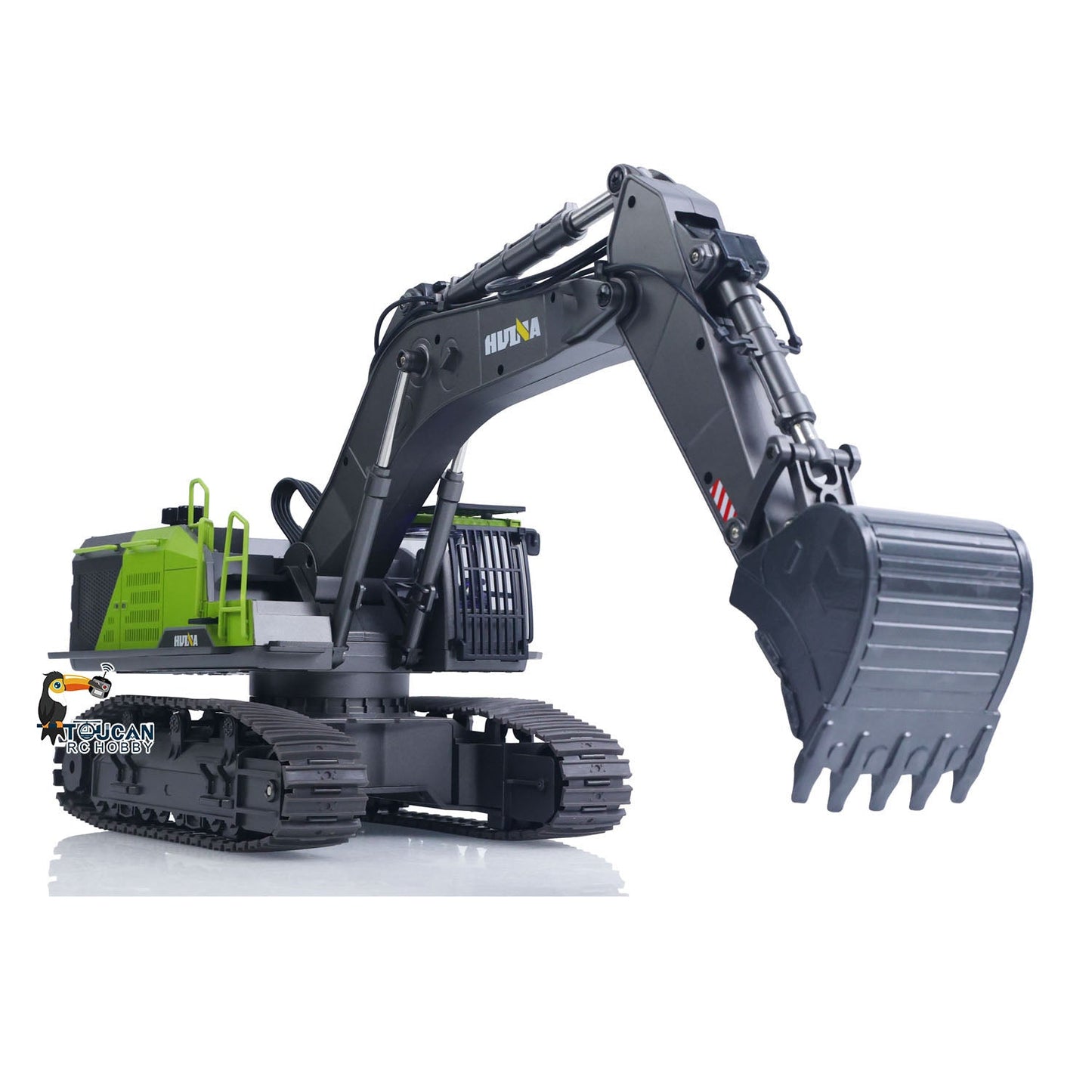 Fast Free Shipping for EU HUINA 1/14 593 Toys Model RC Excavator Car Gift Battery 2.4G Remote Control Digger Model