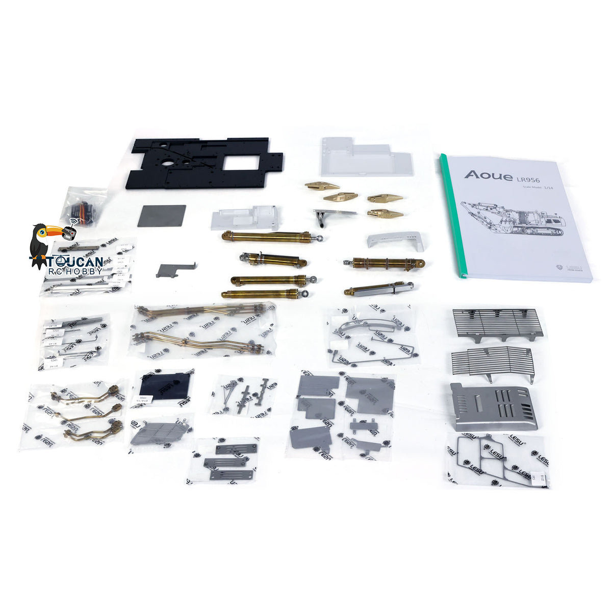 LESU 1/14 RC Hydraulic Excavator LR956 - 95% Metal KIT