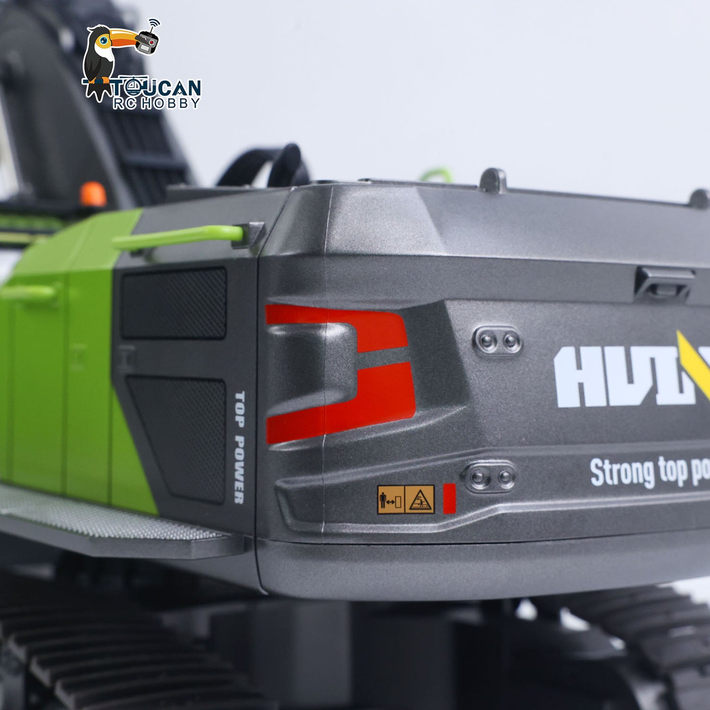 US Stock HUINA 1:14 Scale 593 1593 Toys RTR Truck Model RC Excavator Car Gift Battery 2.4Ghz Remote Control Light Sound