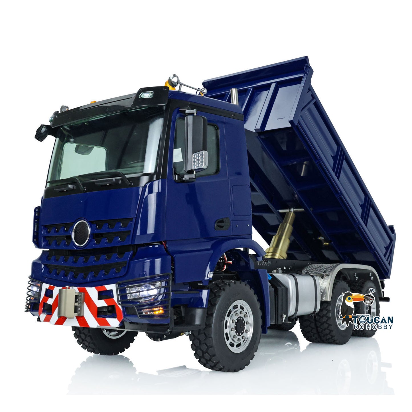 LESU 1/14 3Axles RC Hydraulic Dumper Truck 3348 6X6 Remote Control Car Painted Assembled Upgrade Hobby Model