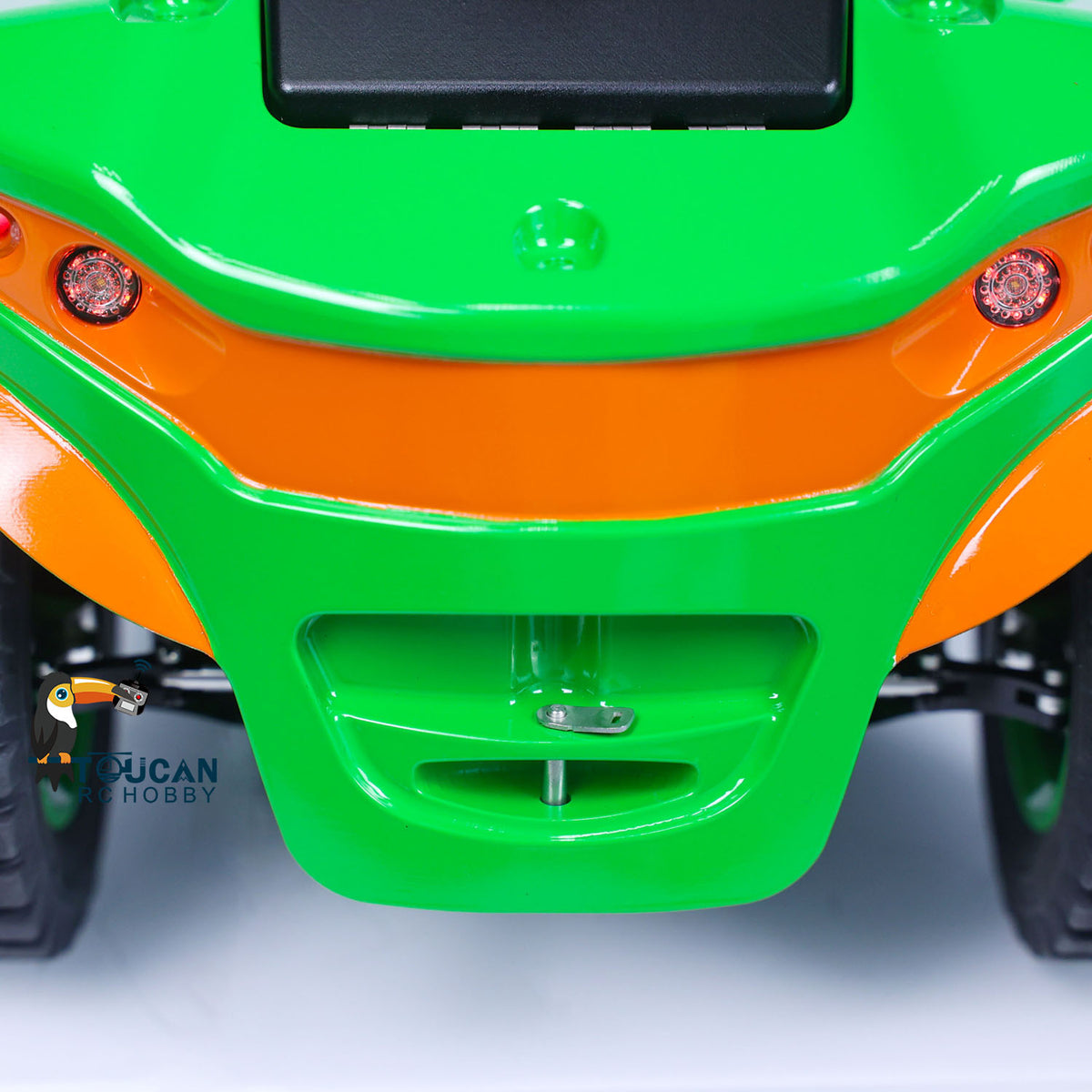 TOUCAN RC HOBBY LESU AOUE LD160S 1/14 Metal Hydraulic RC Forklift FlySky ST8 Remote Controller Towing Hook 6 Ways Reversing Valve Sound Light System Rear Steering Axle