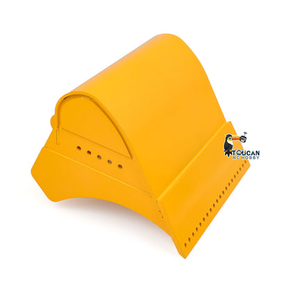 Toucan Metal Grading/Trapezoidal/Narrow Toothless/Toothed/Rake/Grille Bucket for 1/12 Hydraulic Remote Control Tracked Excavator C395 LR976 E650 RC Digger Model Construction Vehicle