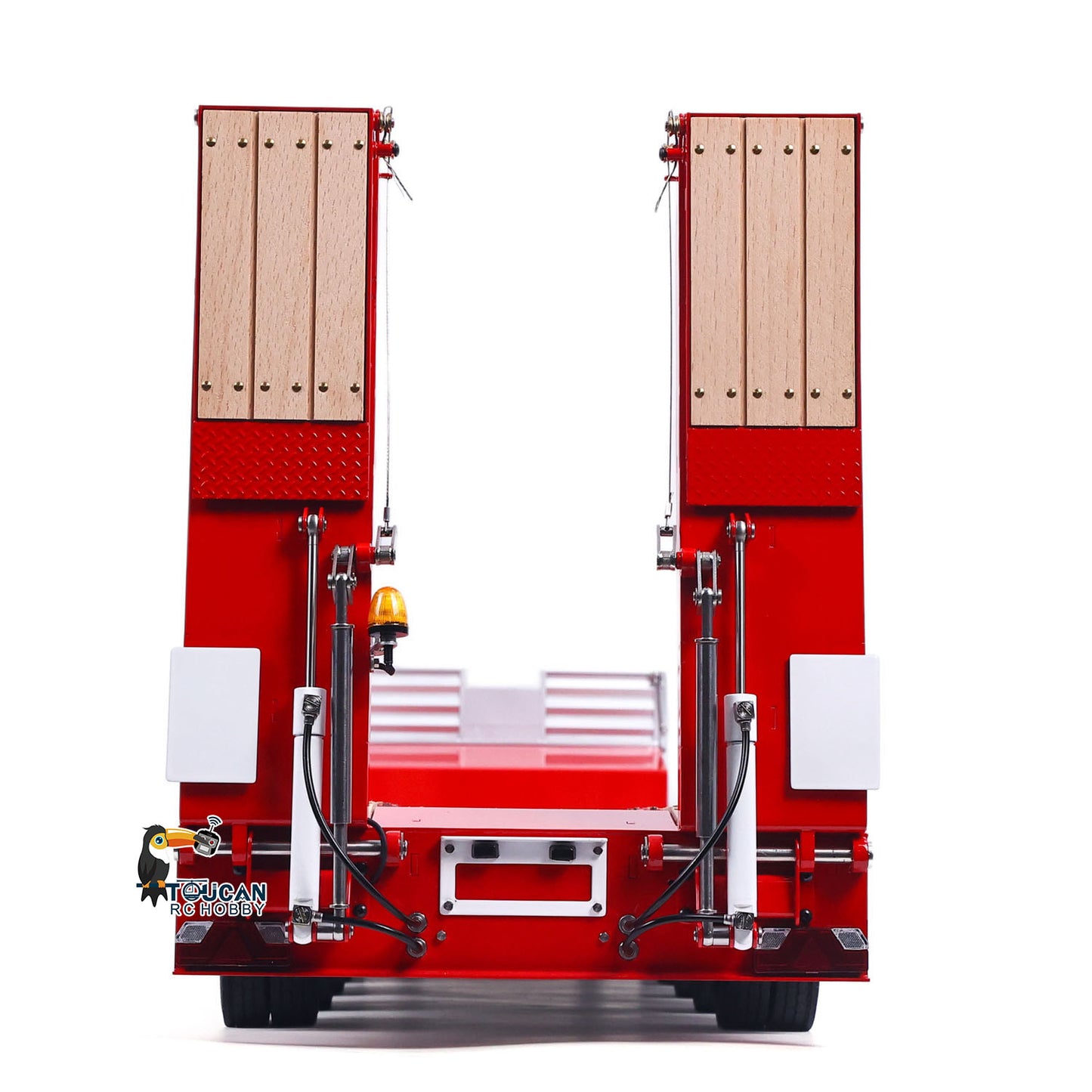 LESU A0055 1/14 Metal Hydraulic Lifting RC Trailer with 5 Axles Steering Electric Support Legs for RC Tractor Truck Model Weekend Outdoor Fun