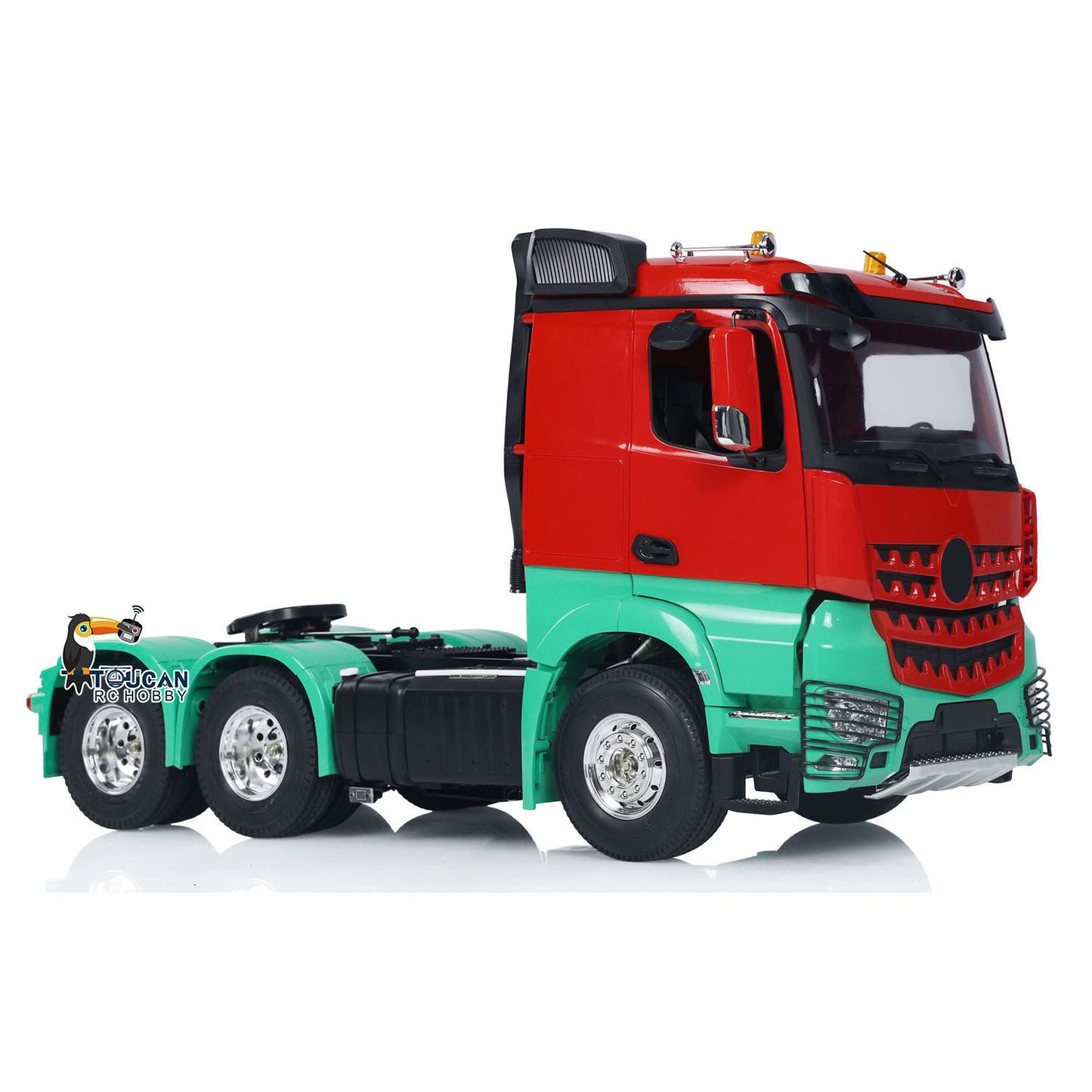 1/14 Remote Control Tractor Truck 6x4 RTR RC Lorry Car 3-speed Gearbox Sounds Lights