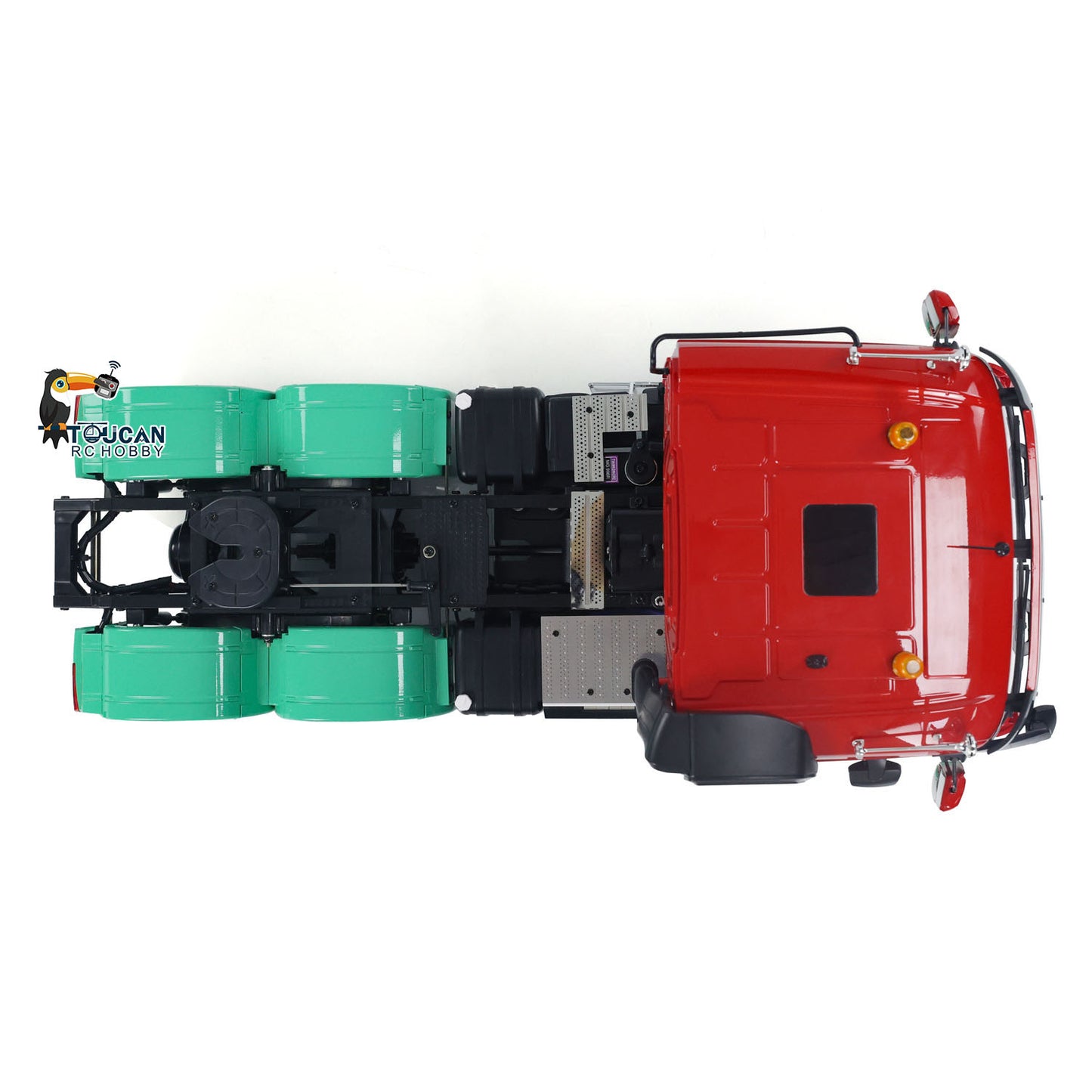 Customized TOUCAN 1/14 6x4 RC Tractor Truck Remote Control Car Model Painted Assembled Light Sound Upgraded Model ESC Servo Motor