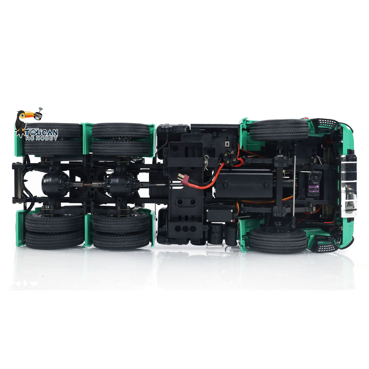 TOUCAN RC HOBBY HHRC 201911 1/14 6x4 Remote Control Tractor Truck 3-speed Gearbox RC Lorry Vehicle Sound & Light System Openable Door