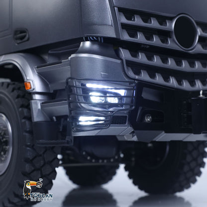 Toucanhobby BZ4663 1/14 Metal 8x8 RC Tractor Truck PNP 3 Speed Transmission Differential Lock Axles Remote Winch ST8 Controller Light Sound for Model Collectors