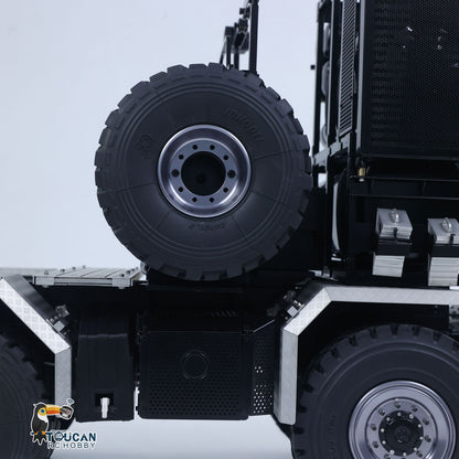Toucanhobby BZ4663 1/14 Metal 8x8 RC Tractor Truck PNP 3 Speed Transmission Differential Lock Axles Remote Winch ST8 Controller Light Sound for Model Collectors