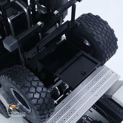 Toucanhobby BZ4663 1/14 Metal 8x8 RC Tractor Truck PNP 3 Speed Transmission Differential Lock Axles Remote Winch ST8 Controller Light Sound for Model Collectors