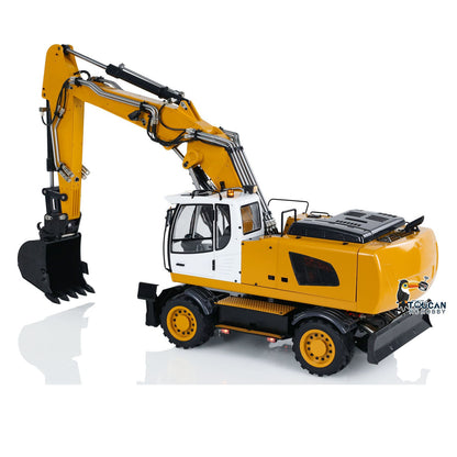 TOUCAN RC HOBBY MTModel 946-3 Metal 1/14 RC Hydraulic Excavator Grab 8-ways Reserving Valves Sound System Lights Ripper for Digger Model Enthusiasts