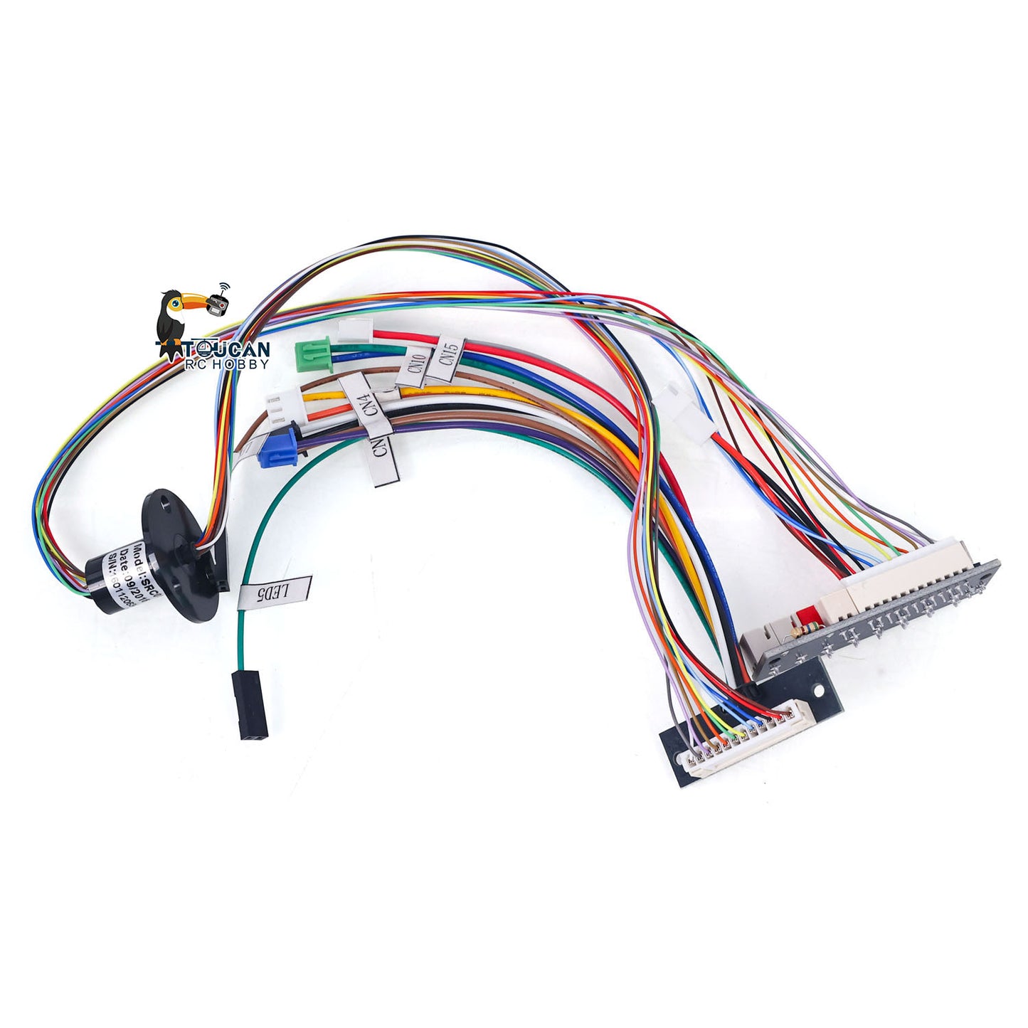 US Stock 1/16 Scale Henglong 6.0 7.0 RC Tank Models Upgraded Part Electric Slip Ring 12P DIY for 360 Degree grees Rotating Gear