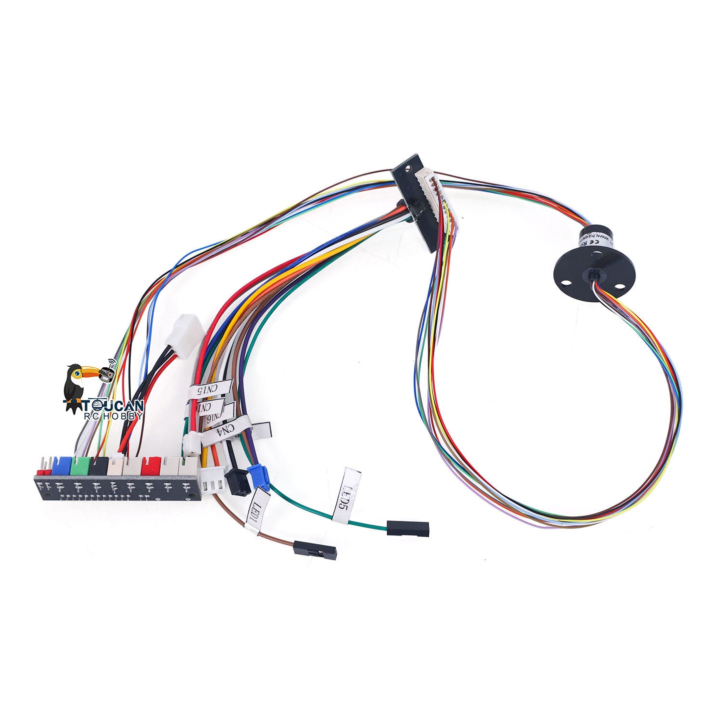 US Stock 1/16 Scale Henglong 6.0 7.0 RC Tank Models Upgraded Part Electric Slip Ring 12P DIY for 360 Degree grees Rotating Gear