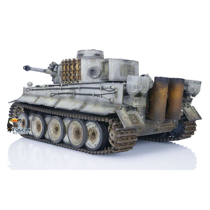 TOUCAN RC HOBBY Henglong 1/16 TK7.0 3818 Tiger I RTR RC Tank FPV 360 Degrees Turret Barrel Recoil Smoke Metal Tracks Sprockets Idlers Road Wheels Hand Spray Painting Color