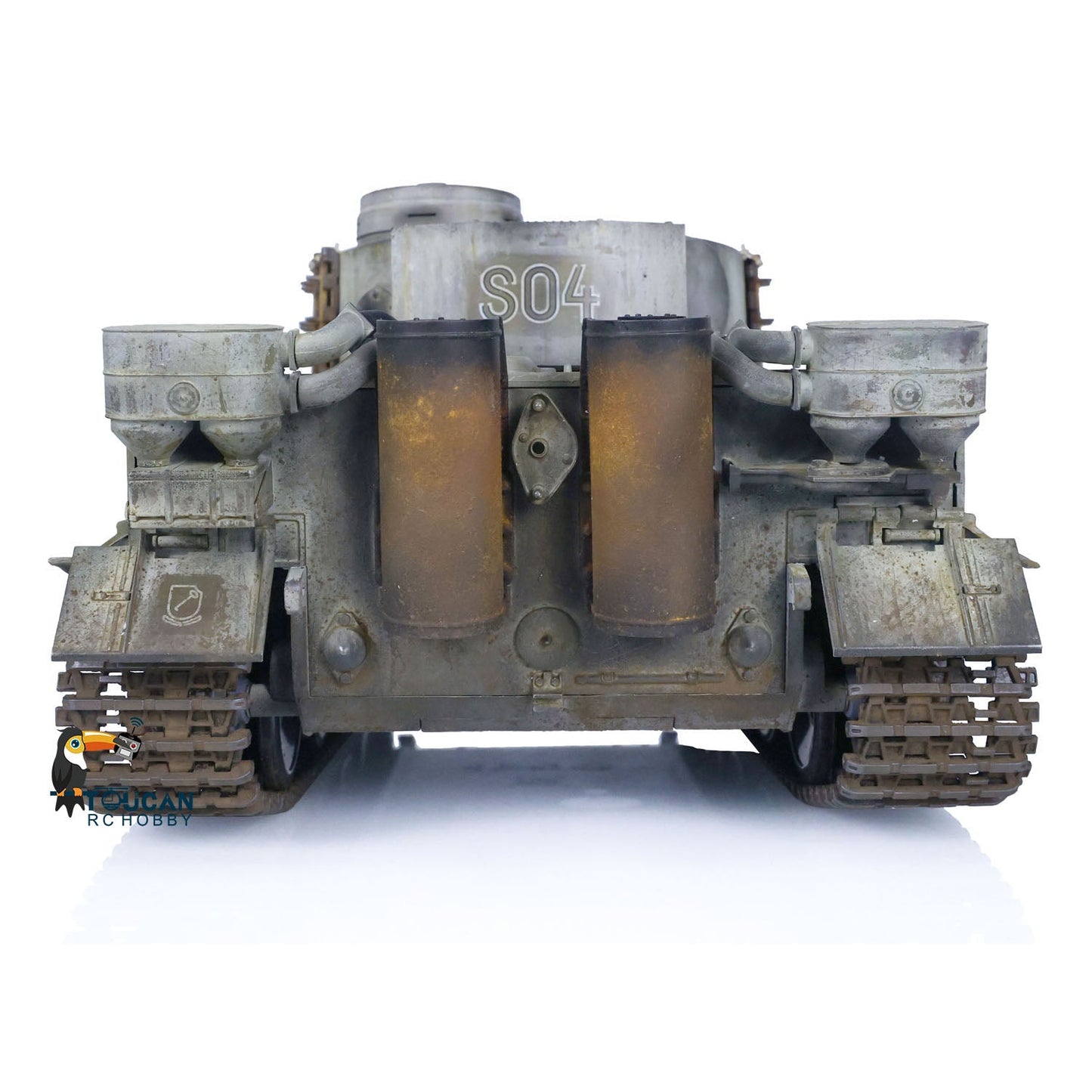TOUCAN RC HOBBY Henglong 1/16 TK7.0 Plastic German Tiger I Panther RTR RC Tank 3818/3819 360 Degrees Turret Infrared Combat BB Sounds Lights Smoke Model