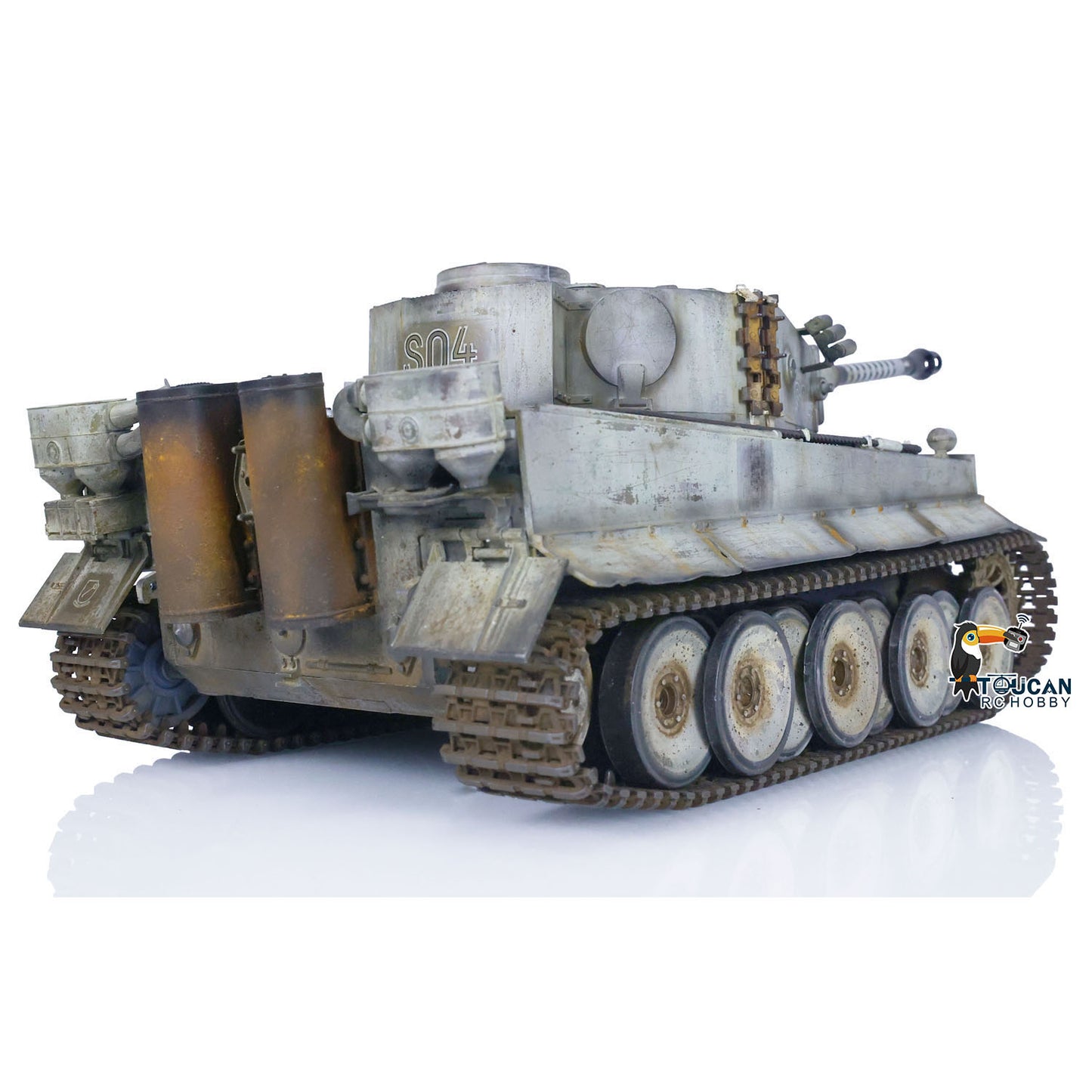 1/16 Heng Long 1/16 RC Tank Upgraded German Tiger I 7.0 Radio Controlled Military Carual Spray Vehicle 3818 360