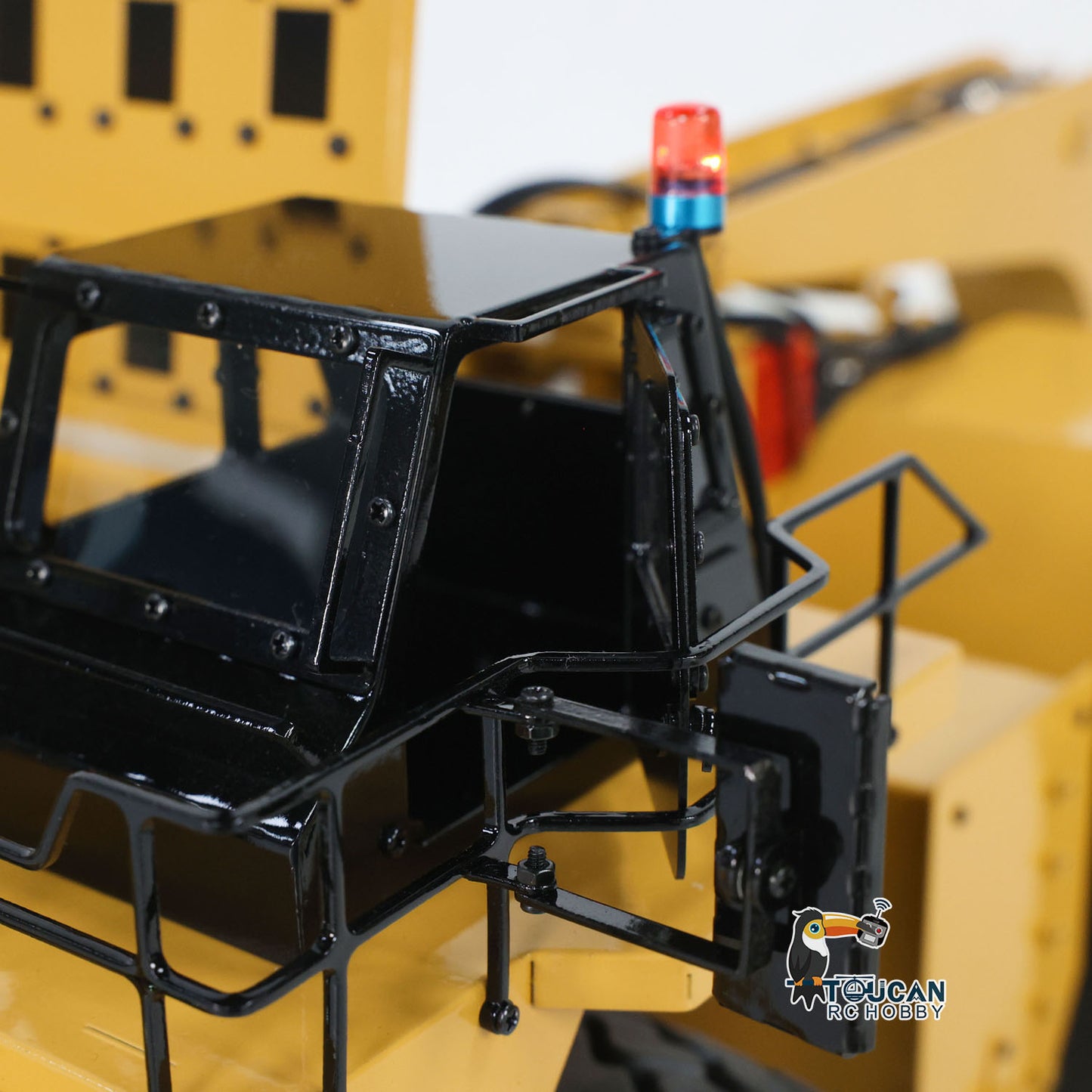 In Stock 1.8Meters Long! Metal 1/20 RC Heavy Duty Hydraulic Mining Trailer C739D PRO Gooseneck Car Remote Control Construction Vehicle