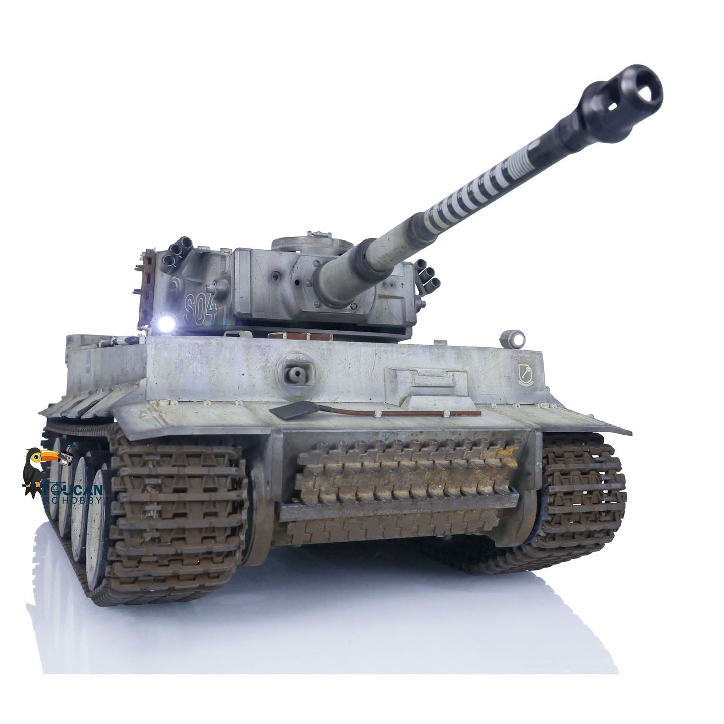 TOUCAN RC HOBBY Henglong 1/16 TK7.0 Plastic German Tiger I Panther RTR RC Tank 3818/3819 360 Degrees Turret Infrared Combat BB Sounds Lights Smoke Model