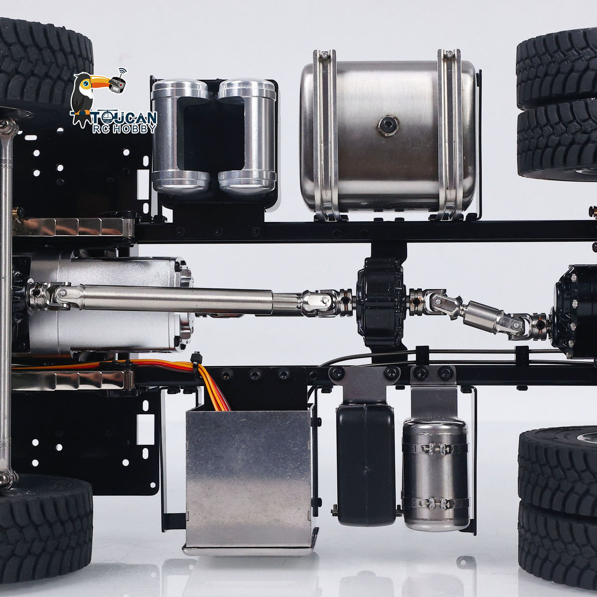 In Stock TOUCAN RC HOBBY MODO 6x6 1/14 RC Tractor Truck 770S With Metal Chassis 2-speed Gearbox Servo Motor  Tractor Car Model Kits For DIY Upgrade