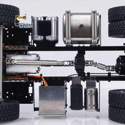 In Stock TOUCAN RC HOBBY MODO 6x6 1/14 RC Tractor Truck 770S With Metal Chassis 2-speed Gearbox Servo Motor  Tractor Car Model Kits For DIY Upgrade