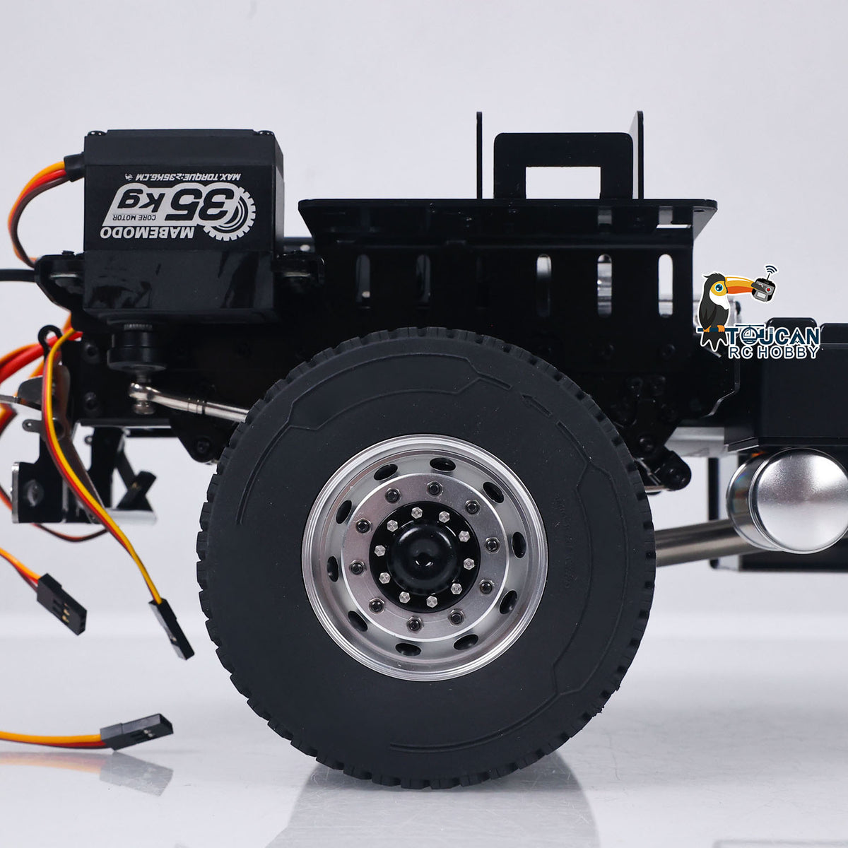 In Stock TOUCAN RC HOBBY MODO 6x6 1/14 RC Tractor Truck 770S With Metal Chassis 2-speed Gearbox Servo Motor  Tractor Car Model Kits For DIY Upgrade