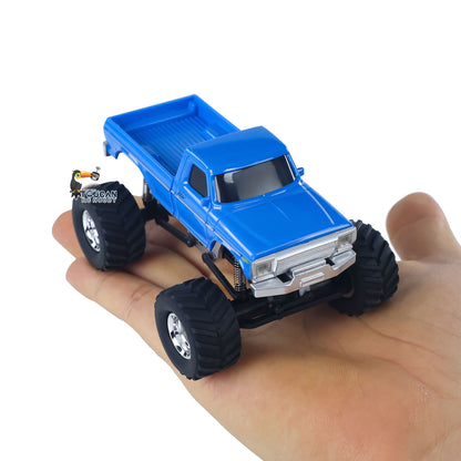 UK Stock JABAILE 3602 1/36 4WD 2.4G Radio Controlled Off Road Vehicles Mini Crawler Car Battery Lights RTR RC Toys Model Children Gift