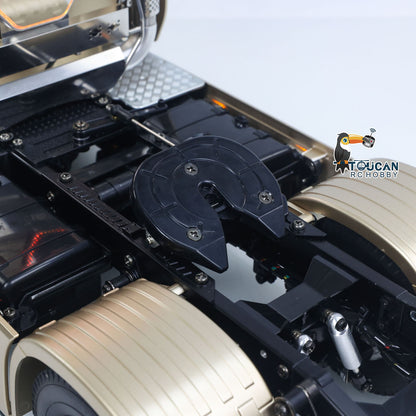 In Stock Plastic 1/14 RC Tractor Truck 56379 Remote Control Construction Vehicle Customized by Toucanhobby 4X2 TAMIYA Chassis 3Speed Gearbox Flowing Water Light Smoke Unit ST8 Radio RTR