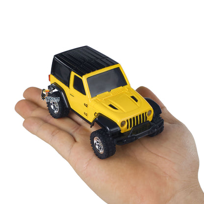 US Stock 2.4G 1/36 Remote Control Rock Crawler RC Off Road Car 4*4 RTR Model Vehicle Light Battery Radio Mini Toy for Children Gifts