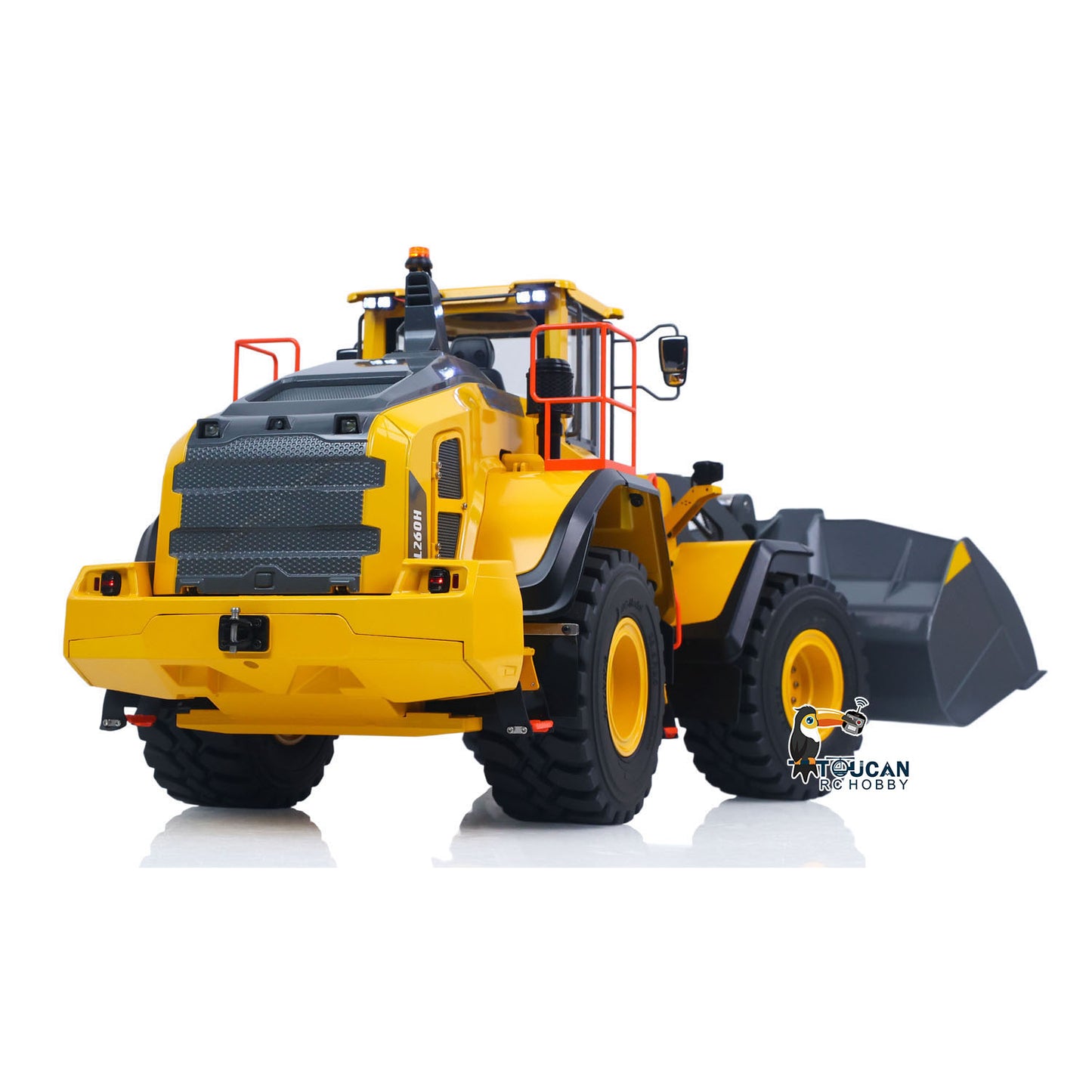 Double E Metal 1/14 4X4 Remote Control Hydraulic Loader L260H Axle Locks 2Speed Gearbox Brushless Motor Battery RTR Light System