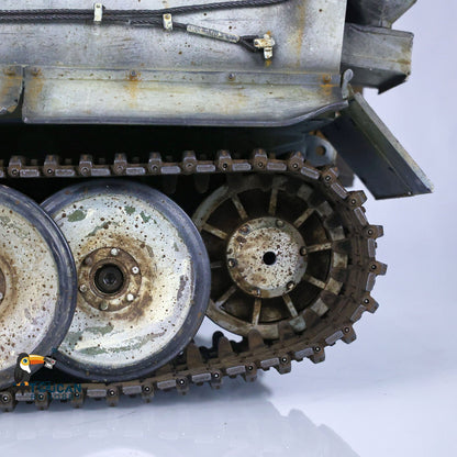 TOUCAN RC HOBBY Henglong 1/16 TK7.0 Plastic German Tiger I Panther RTR RC Tank 3818/3819 360 Degrees Turret Infrared Combat BB Sounds Lights Smoke Model