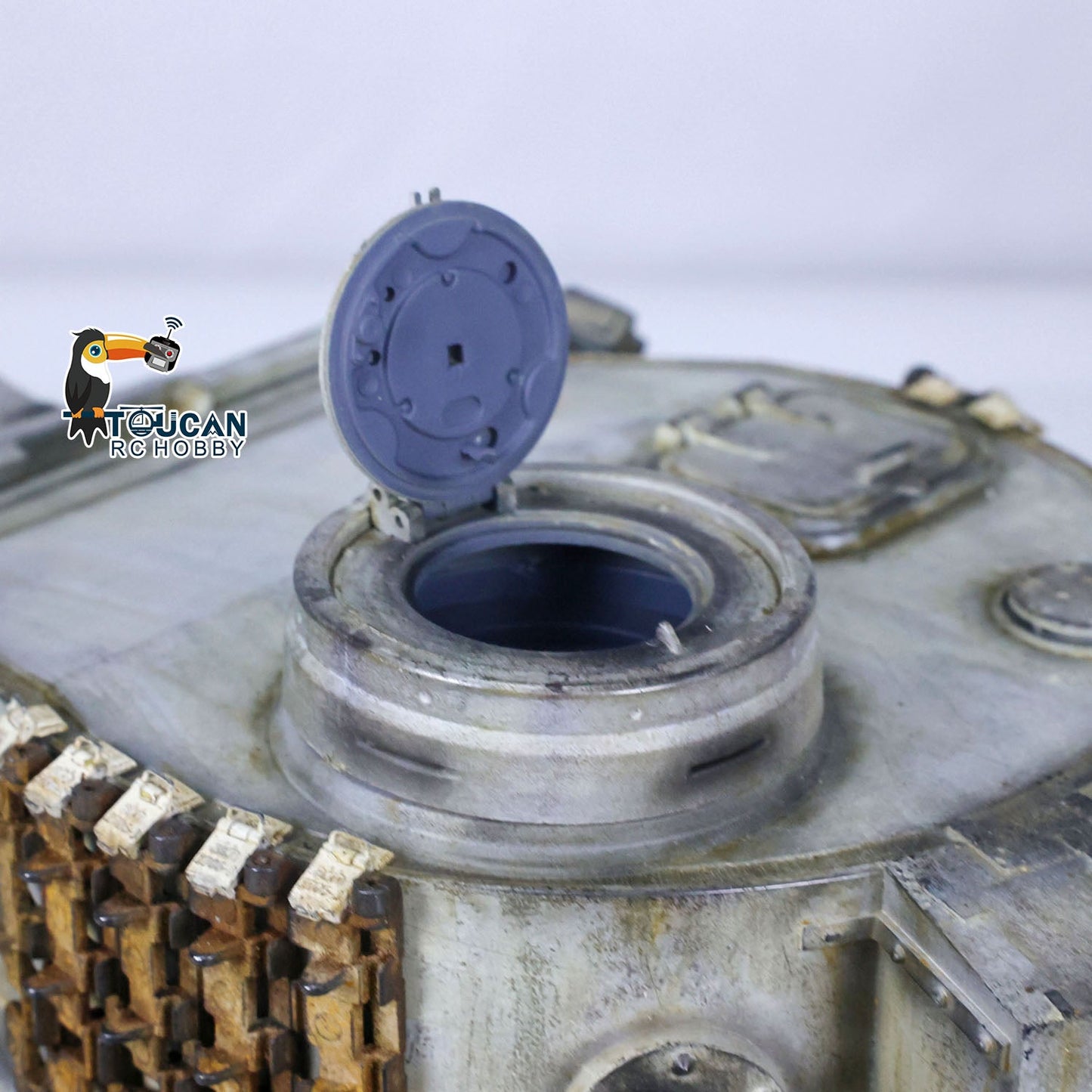 TOUCAN RC HOBBY Henglong 1/16 TK7.0 3818 Tiger I RTR RC Tank FPV 360 Degrees Turret Barrel Recoil Smoke Metal Tracks Sprockets Idlers Road Wheels Hand Spray Painting Color