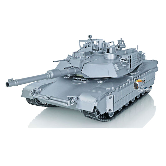 1:16 Scale Full Metal RC Tank US Abrams M1A2 3918 Remote Controlled Electric Tracked Car TUSK I Driving Gearbox Barrel Recoil Speaker Lifting System