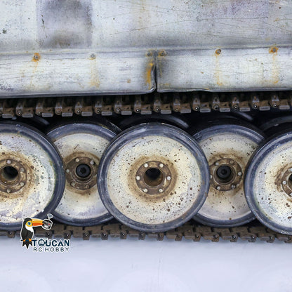TOUCAN RC HOBBY Henglong 1/16 TK7.0 3818 Tiger I RTR RC Tank FPV 360 Degrees Turret Barrel Recoil Smoke Metal Tracks Sprockets Idlers Road Wheels Hand Spray Painting Color