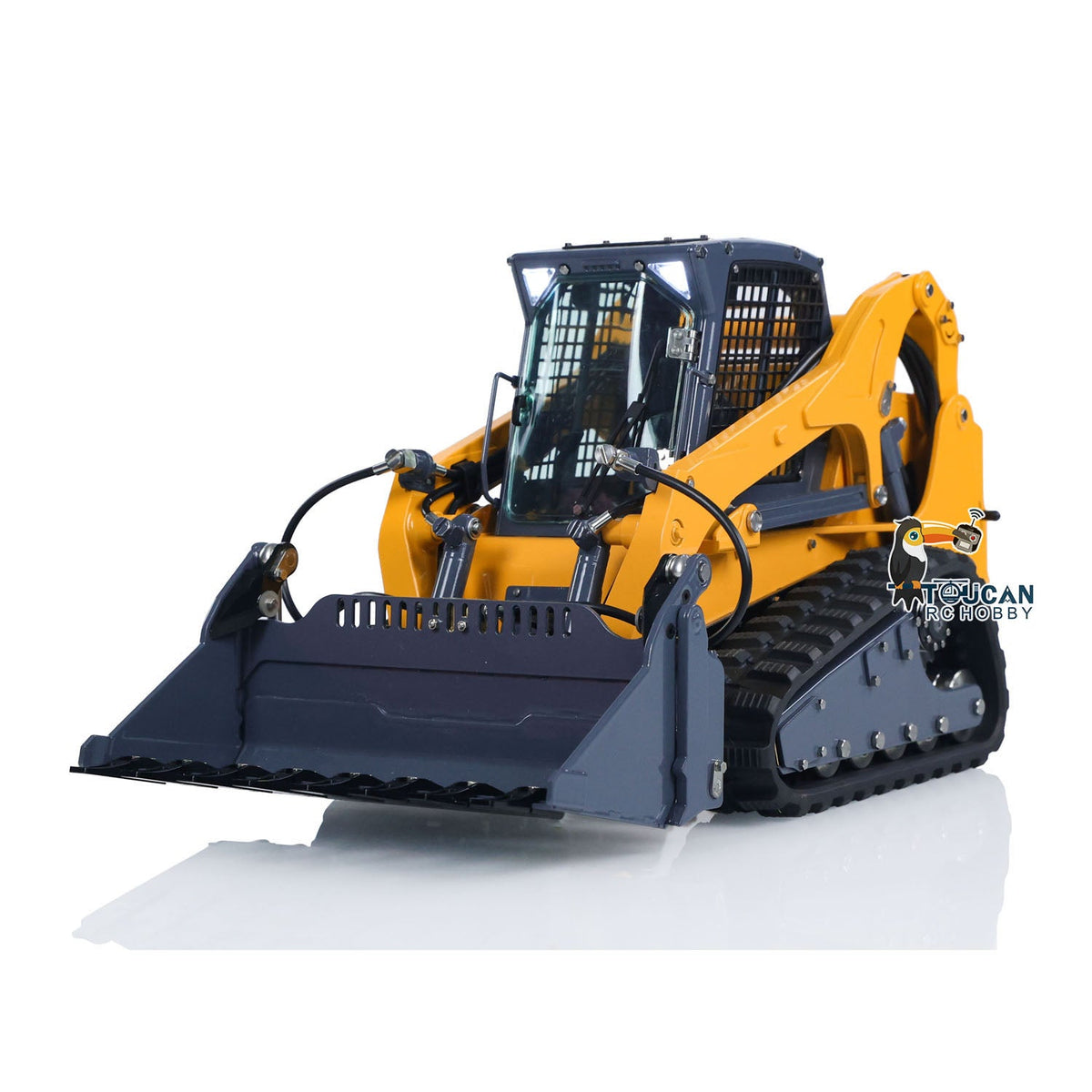 TOUCAN RC HOBBY Cundang US-Lager LESU 1/14 Aoue LT5 RC Hydraulik-Kompaktlader I6S ferngesteuertes Auto-Batteriemodell montiert und lackiert