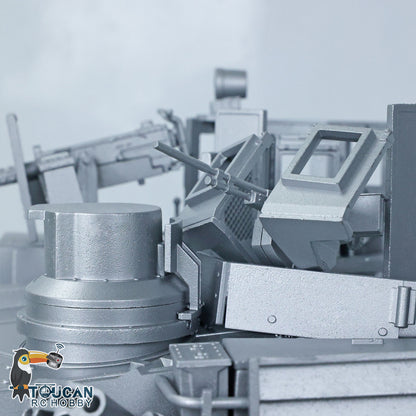 Metal RC Tank 1:16 Scale US Abrams M1A2 3918 TUSK I Ready to Run Tracked 360 Servo Rubber Smoke Barrel Flash 7000Battery