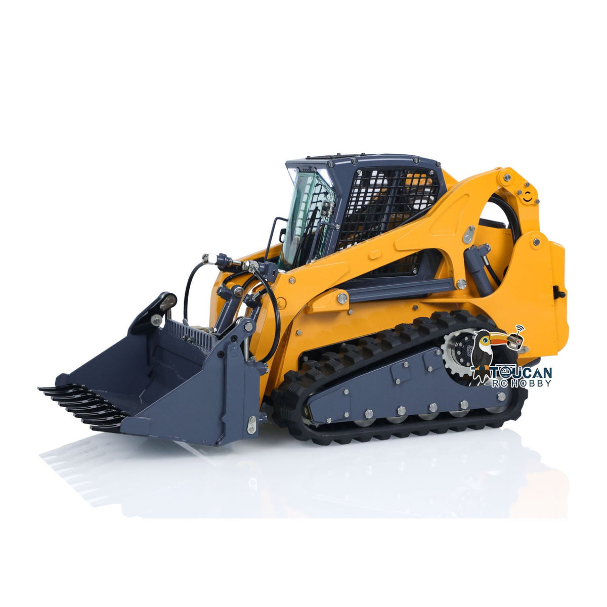 TOUCAN RC HOBBY Cundang US-Lager LESU 1/14 Aoue LT5 RC Hydraulik-Kompaktlader I6S ferngesteuertes Auto-Batteriemodell montiert und lackiert