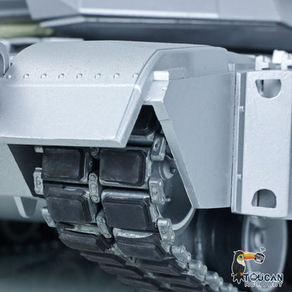 1:16 Scale Full Metal RC Tank US Abrams M1A2 3918 Remote Controlled Electric Tracked Car TUSK I Driving Gearbox Barrel Recoil Speaker Lifting System