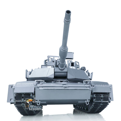 Full Metal 1:16 RC Military Tank 3918 Abrams M1A2 TUSK II Radio Controlled Tracked Car Model Speaker Barrel Recoil and Lifting System Driving Gearbox